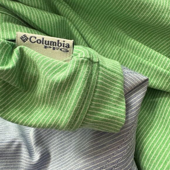 Womens Columbia PFG Omni-Wick Advanced Evaporation Size Large Nautical Striped - Picture 6 of 12